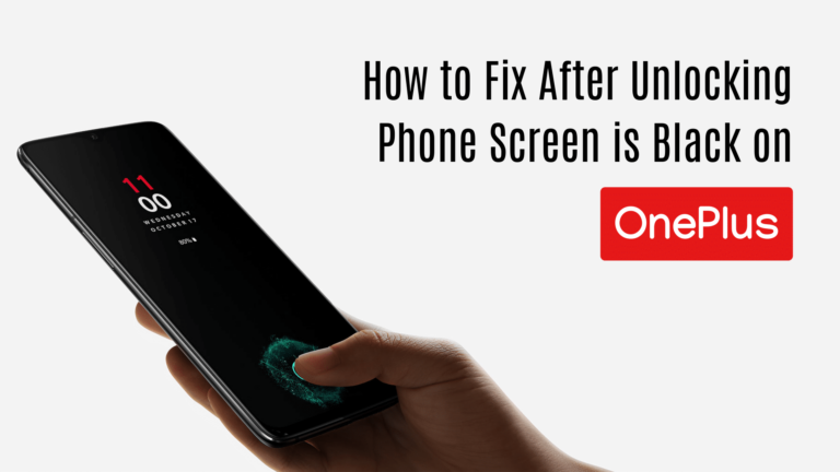 Fix after unlocking screen is black issue in OnePlus