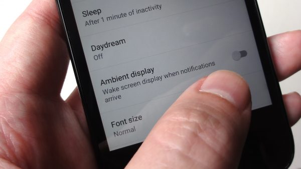 Increase battery life of OnePlus 7 by adjusting Ambient settings
