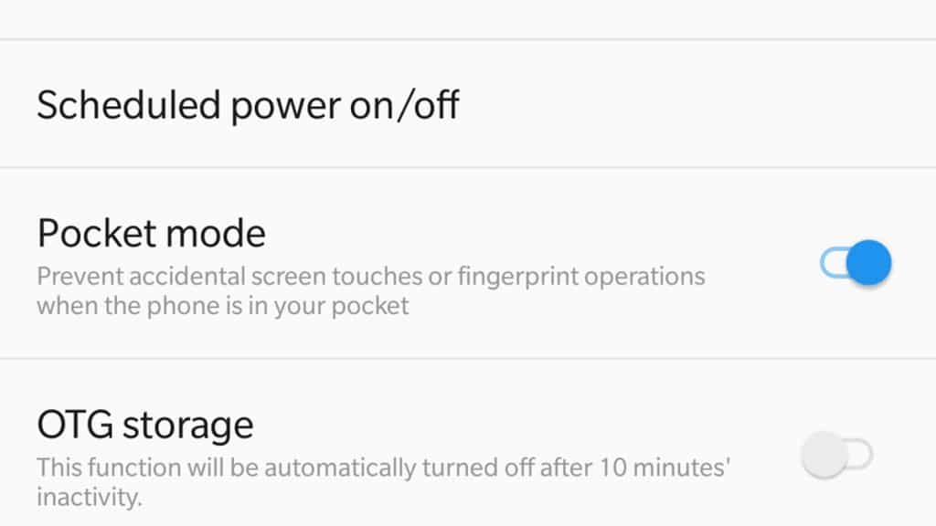 How to turn on Pocket Mode in OnePlus 6T