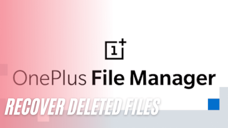 recover deleted phones oneplus
